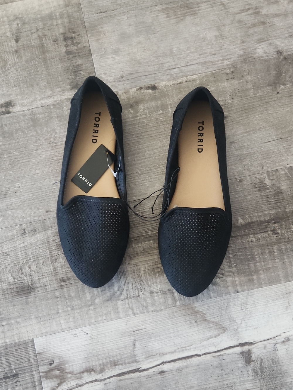 Torrid Black Slip-On Flats